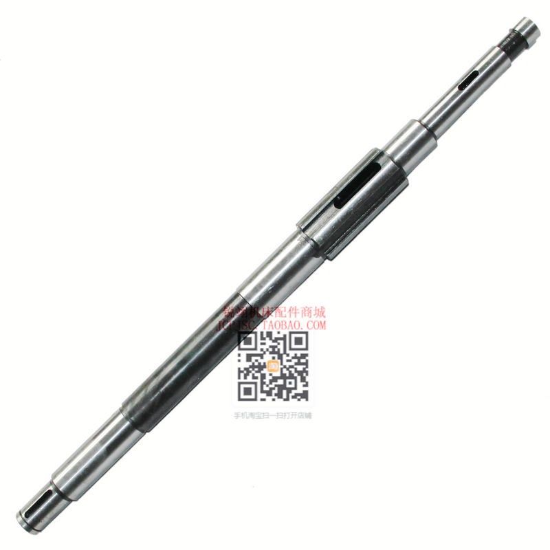 北京铣床X62W X52K铣床配件6188A 花键升降轴长587/6-42-10