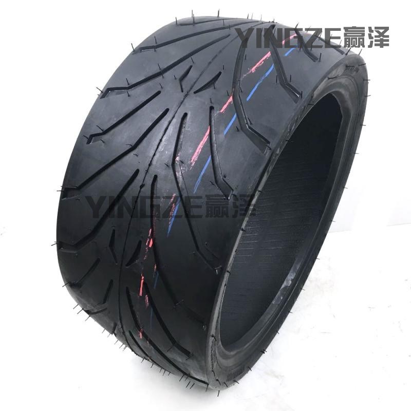 祖玛哈雷四轮沙滩车卡丁车摩托车改装件205/40-14寸扁平公路轮胎