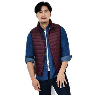 秋冬羽绒服男式马甲轻薄大码休闲防寒保暖坎肩爸爸外套宽松短款