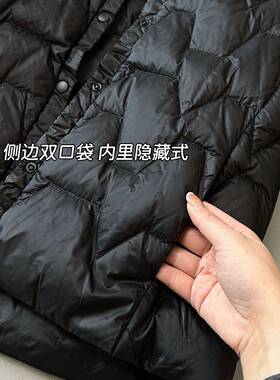 大码时尚款轻薄羽绒服女短款女神内胆内搭外穿新品上线简约时尚