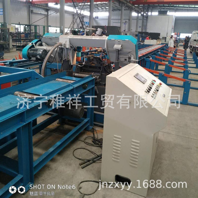 天津京秦项目SJJQ500锯切套丝一体机全自动棒T材锯切套丝机器人