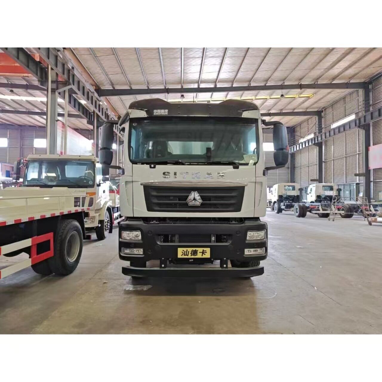 重汽汕德卡吸引压送车 吸灰车 纯电动一罐式吸引压送罐车吸排罐车