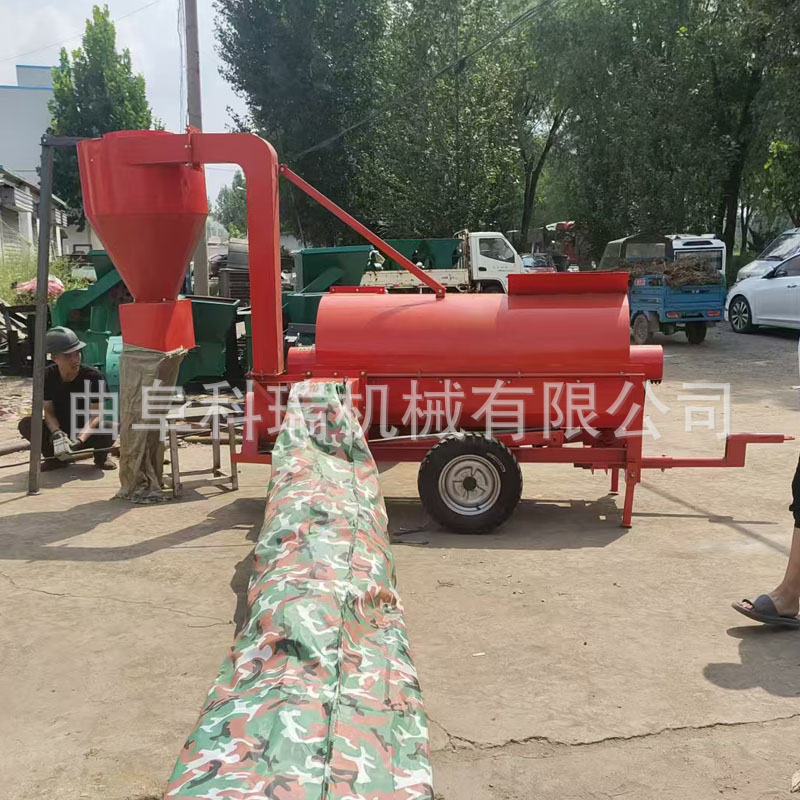 科瑞地瓜秧去膜除土揉丝机