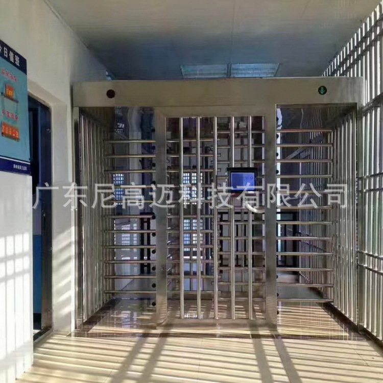 工厂直供电动旋转门酒店小区三翼十字智能全高旋转闸门实名制通道