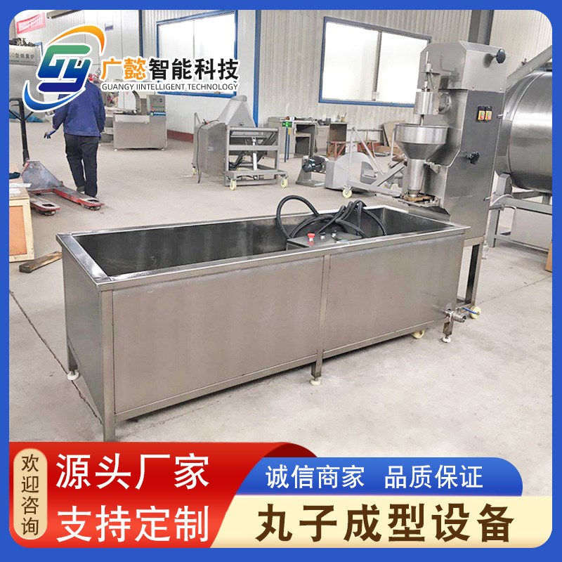 香菇贡丸丸子机i 潮汕牛肉丸加工蒸煮流水线 海鲜虾丸全自动成型