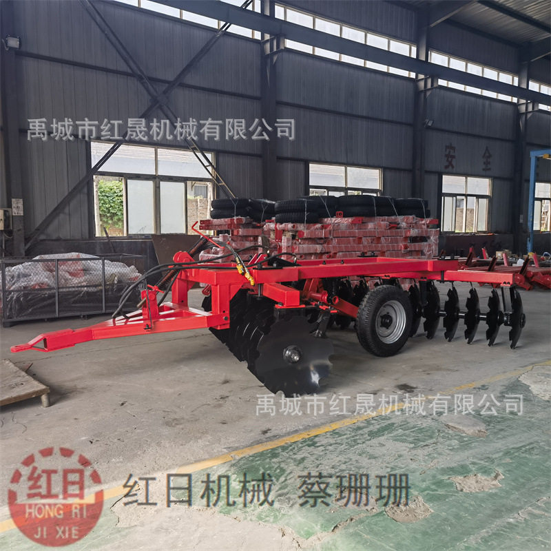 红日圆盘耙 农耕地圆盘耙 加强型重耙40方轴重耙 开荒整地圆盘耙
