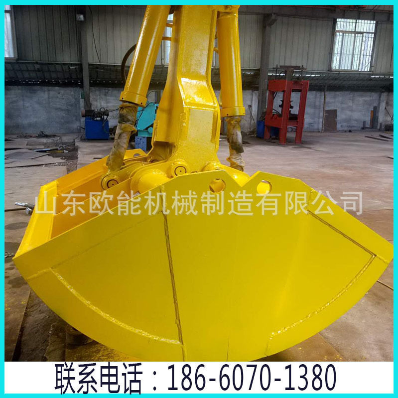 抓斗贝型贝型双挖机回转斗厂家油缸供应贝壳液压液压斗工程抓土