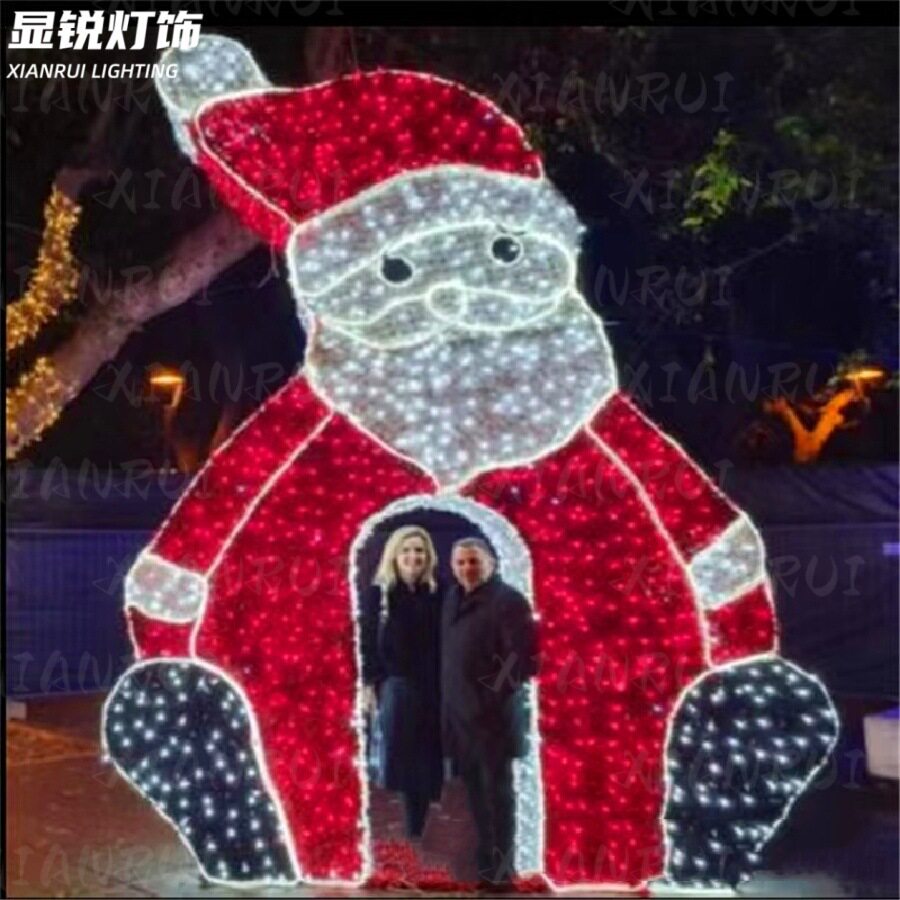 LED防水户外圣诞老人雪人灯