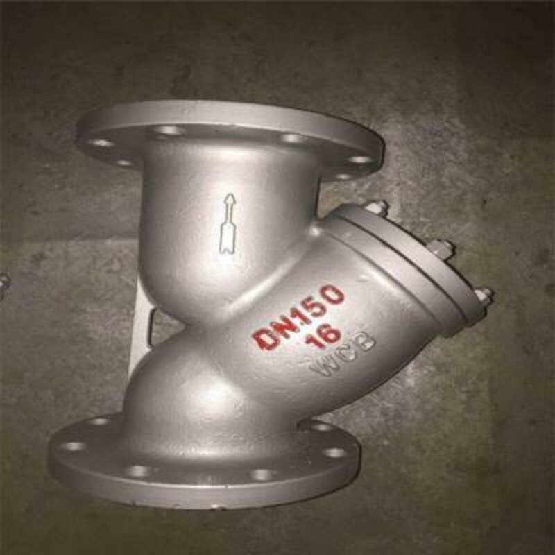 铸铁不锈钢Y型法兰过滤器