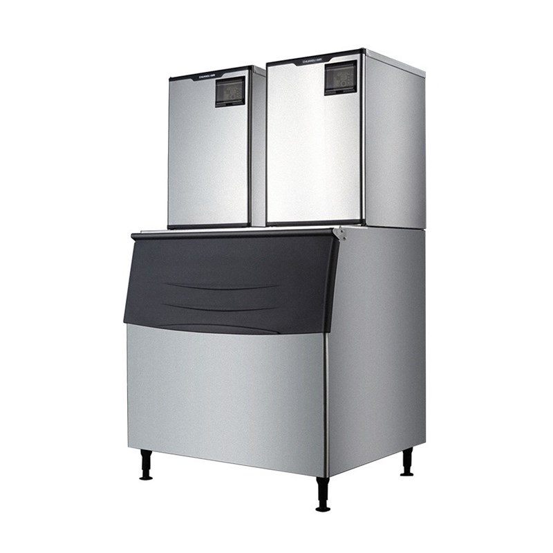 茶饮店商用分体式双机组月形冰制冰机z(560KG/24H)SE-1220M