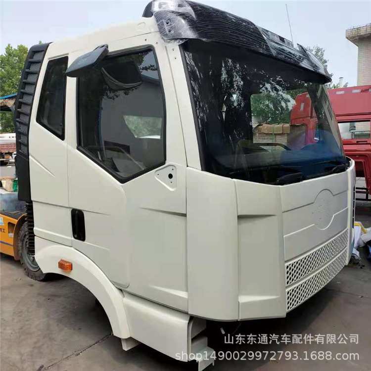 一汽解放J6P-420自卸车驾驶室总成 平顶解放J6壳体 解放卡车