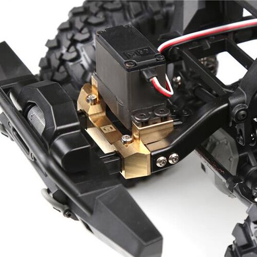 Traxxas TRX-4 舵机前置铜支架 TRX4 T4 舵机固定座 保险杠横梁