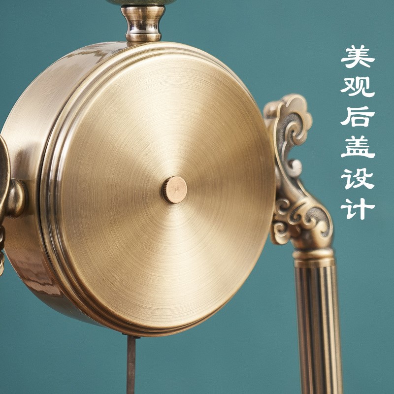 工厂直销个性美式台钟轻奢摇摆座钟创意桌面钟床头柜时钟欧式立钟