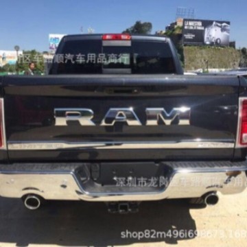 适用道奇RAM尾箱车标皮卡贴标RAM150025003500后尾箱大号车贴