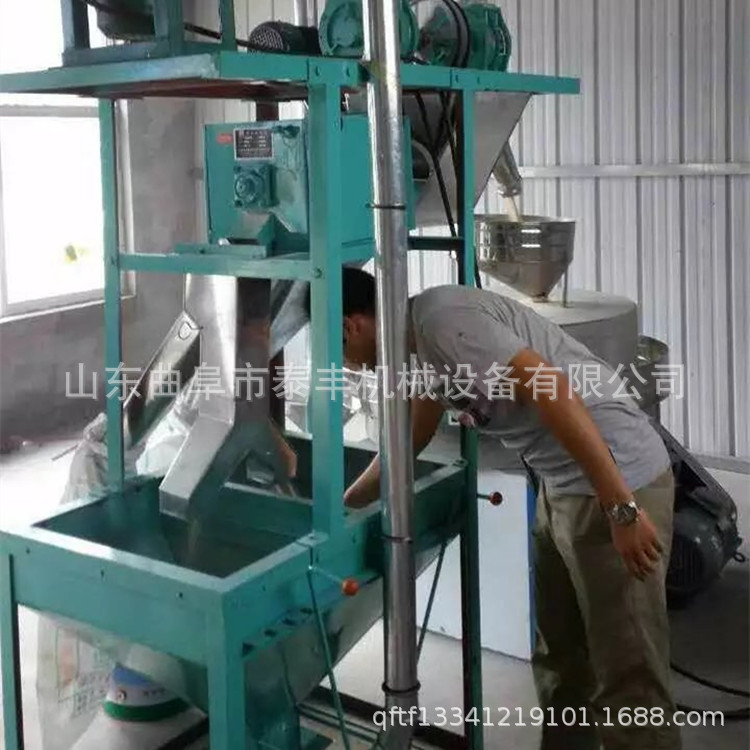 自动分离免过筛大型面粉石磨机