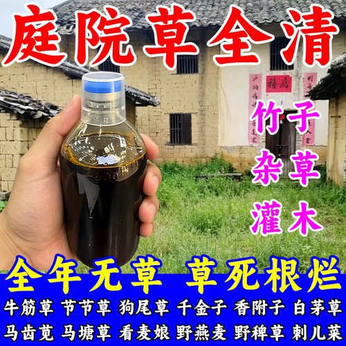 强力除草烂根剂一扫光三年不长草