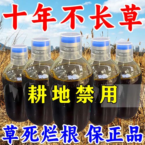 正品铁路公路除草烂根剂杂草一扫光三年不长草专用渗透剂开荒神器