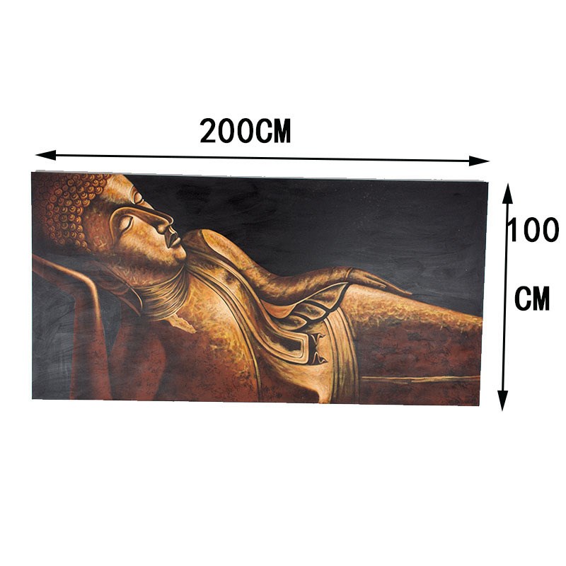 东南亚风格手绘金箔画墙画壁画客厅玄关餐厅装饰画过道走廊挂画