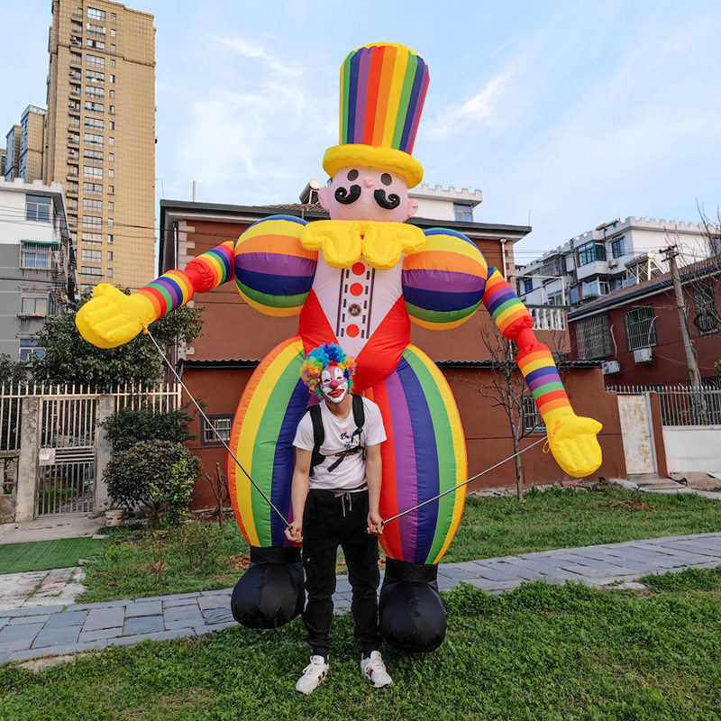 充气行走人偶卡通巨型服装定 制跳舞商场巡游酒吧演出表演