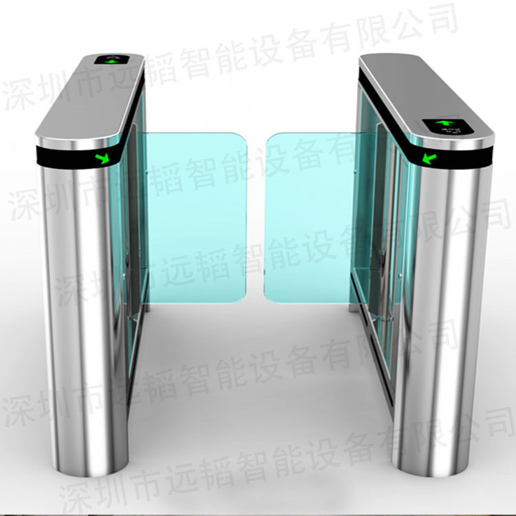 速通门防撞摆闸,写字楼指纹考勤双机芯摆闸,超市红外感应摆闸门