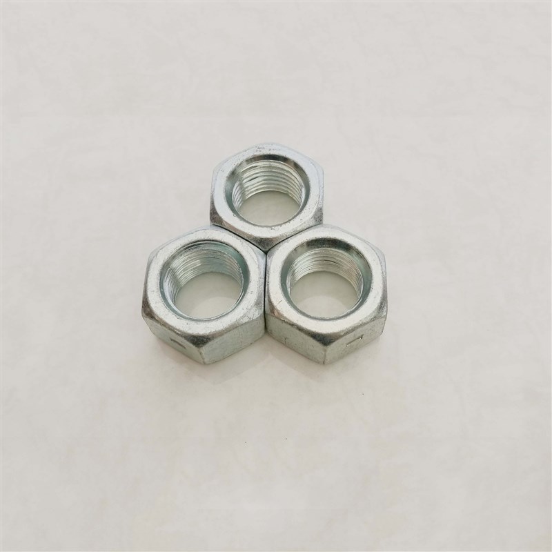 DIN980美制六角全金属压点锁紧螺E母 美制压点螺母 1/2-13