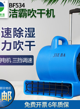 BF534带轮带拉杆卫速地面地毯除湿机吹干机酒店间生三干地机
