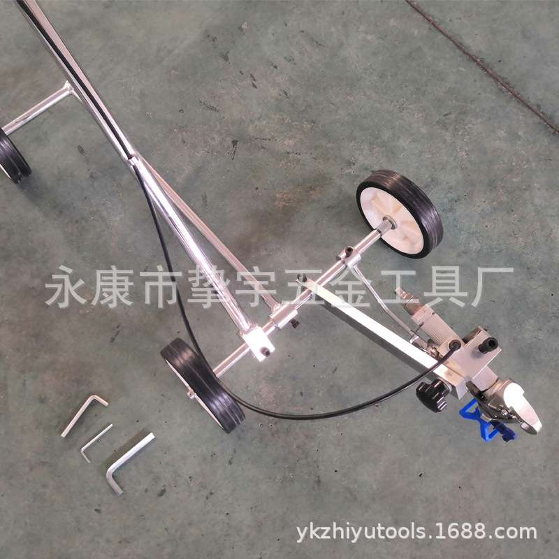 公路划线机手推式冷喷马路道路跑道停车位油漆画线车标线机