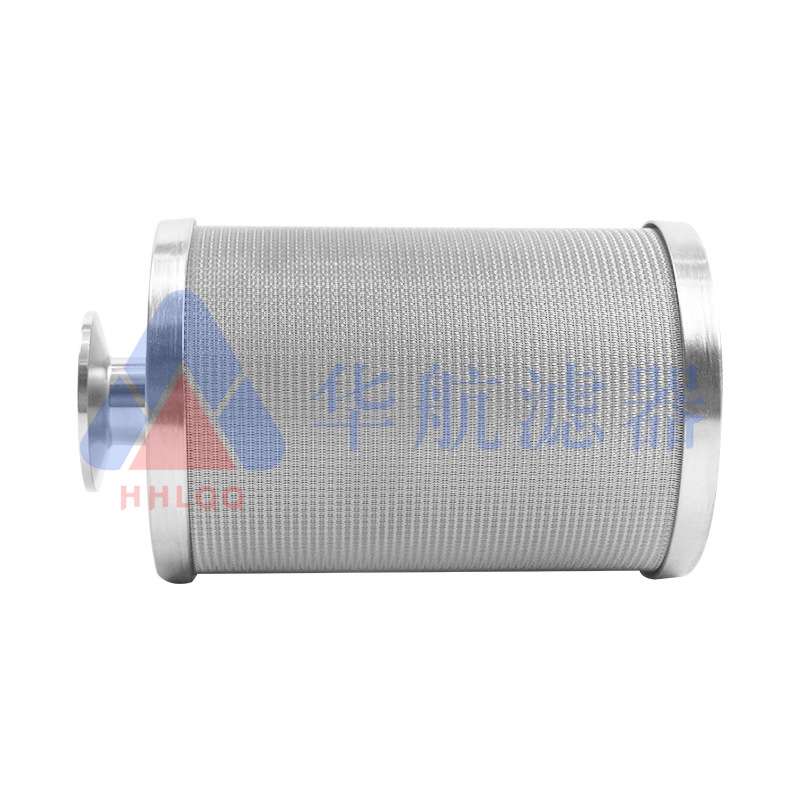 快卡式不锈钢烧结滤芯 5um烧结网滤芯 快装口不锈钢呼吸器滤芯