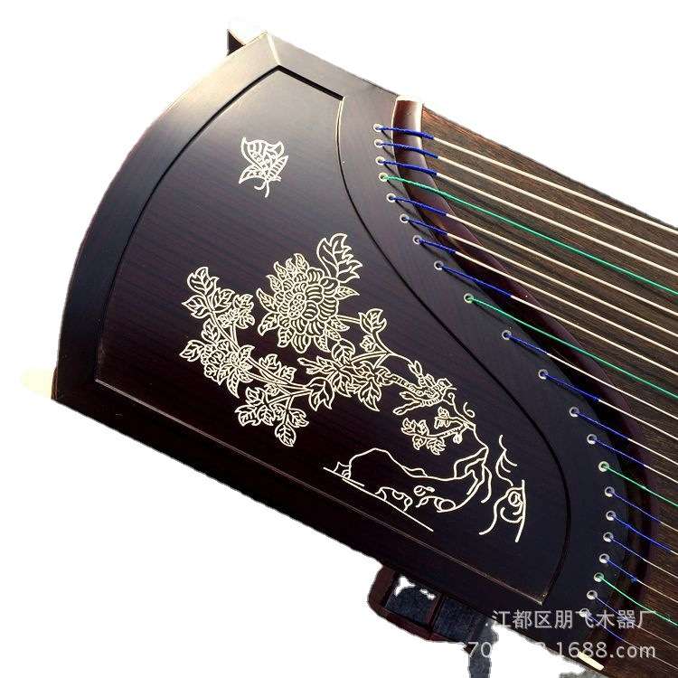 扬州古筝 厂家古筝 紫檀贴面刻字款专业古筝古筝 混批