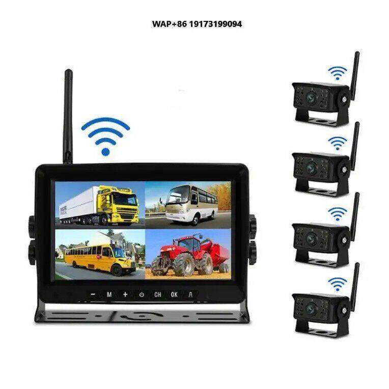 1080p数字无线适倒车辅系统,用于重型卡车,M助D,256GB存储,