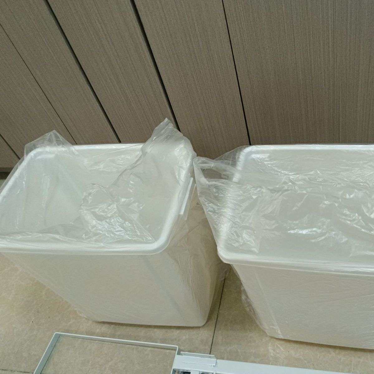 35L 橱柜嵌入式双桶垃圾桶商用厨房挂式分类垃圾桶酒店塑料垃圾桶