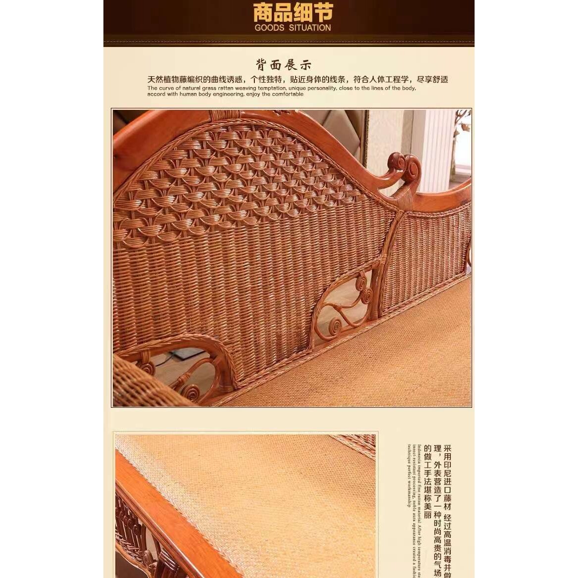 藤贵妃椅 沙发椅 懒人沙发 时尚休闲贵妃 酒店藤艺家具 厂家直销