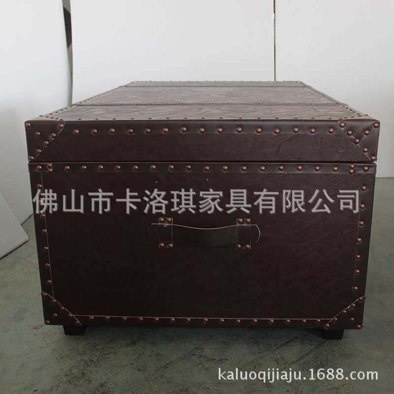 复古茶几设计师复古Loft金属家具 床尾凳储物柜 行李柜