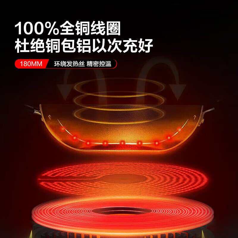 喜莱盛商用多头电磁炉三四六八麻辣烫锡纸花甲粉饭不锈钢大功率