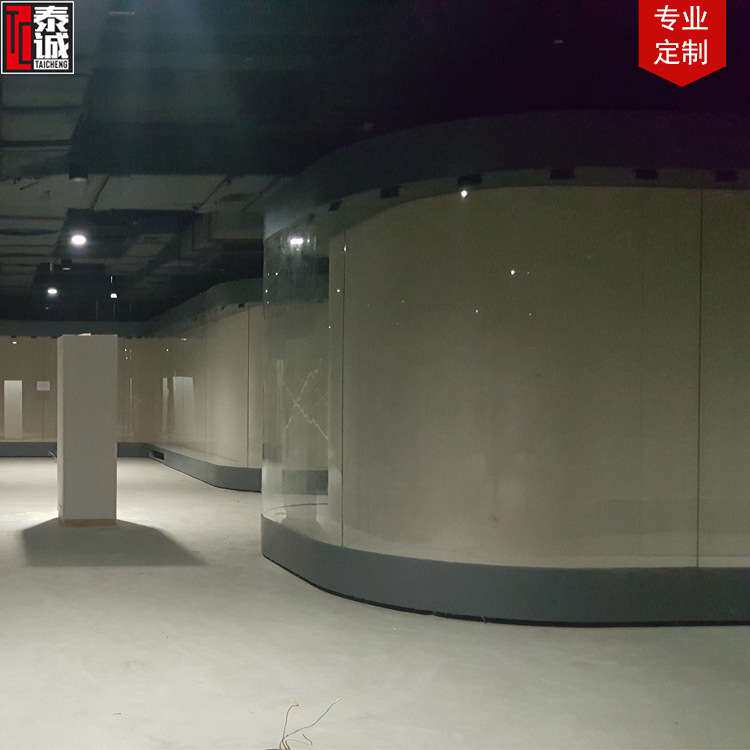 博物馆展示柜设计电动文物纪念品玻璃展柜文创书画展览柜古董藏柜