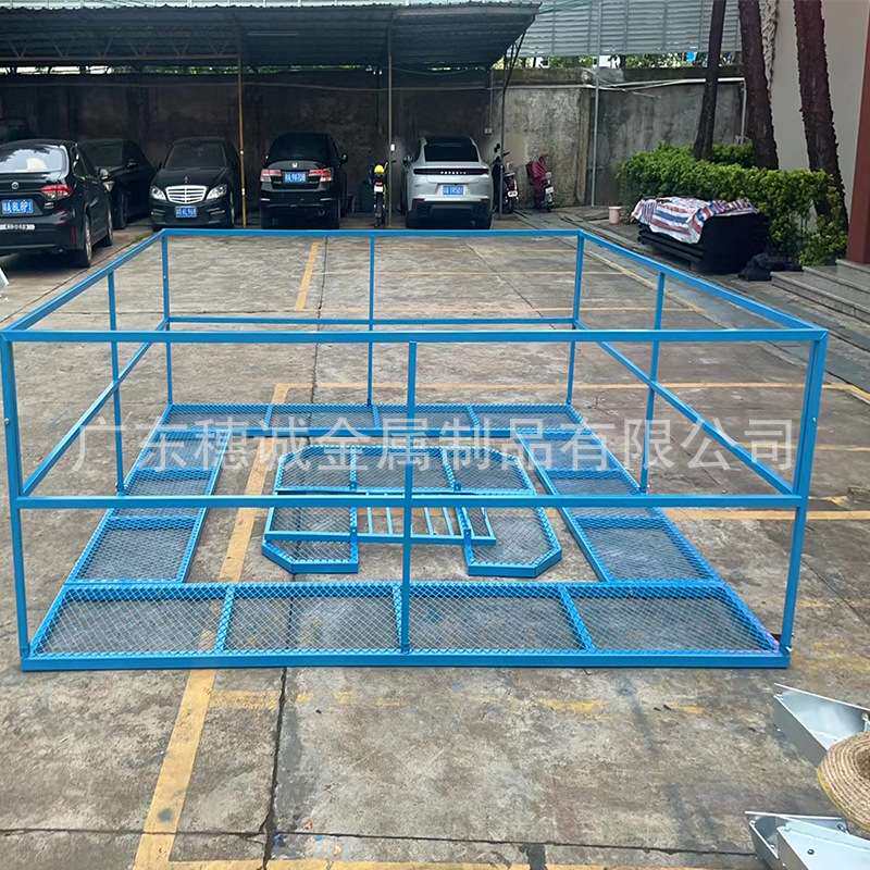 塔吊防攀爬建筑工地围栏维修栏杆平台高空防坠落防护栏