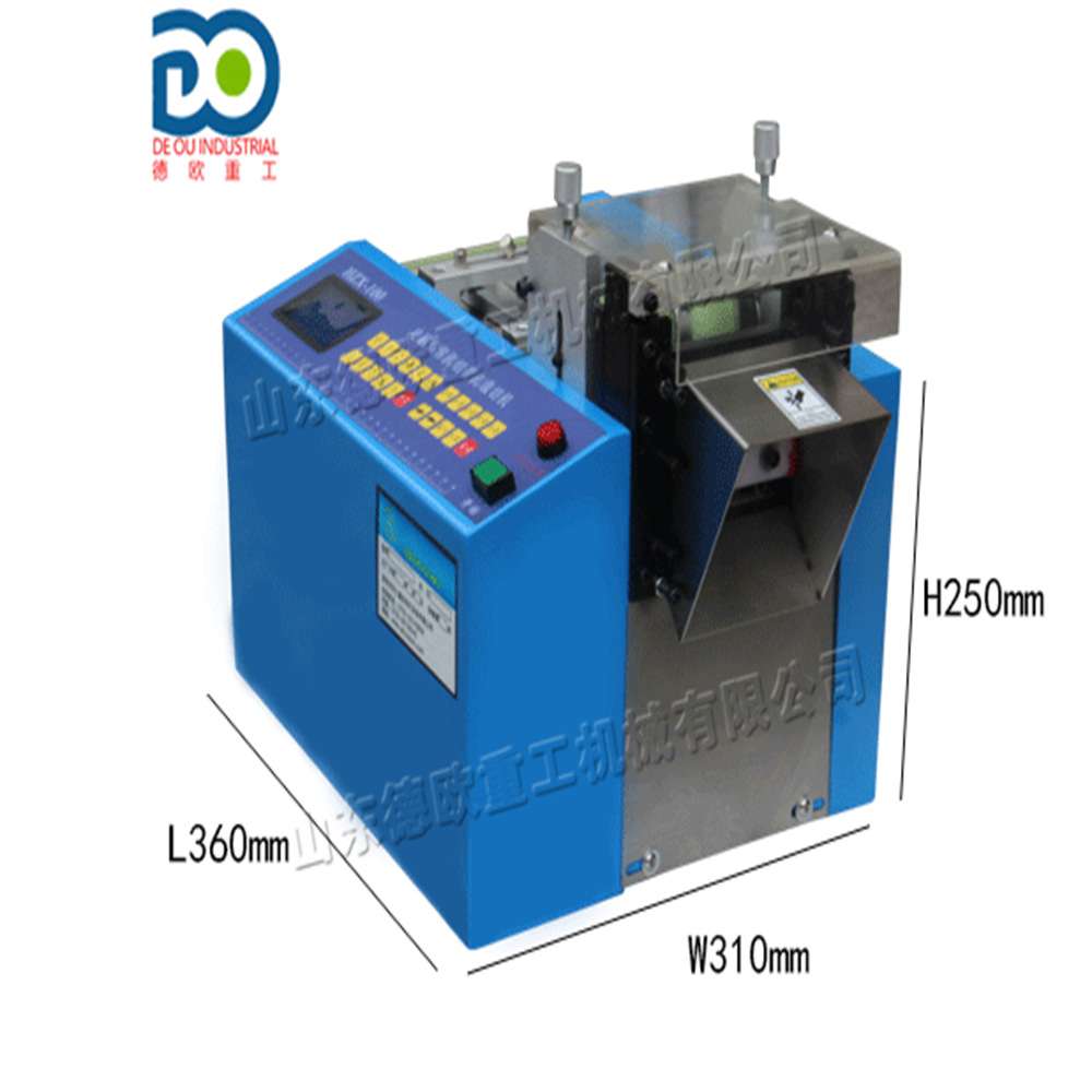 工业皮革布料切断机Cutting machine全自动滚轮送料热缩管切管机