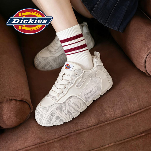 Dickies厚底板鞋女秋季新款