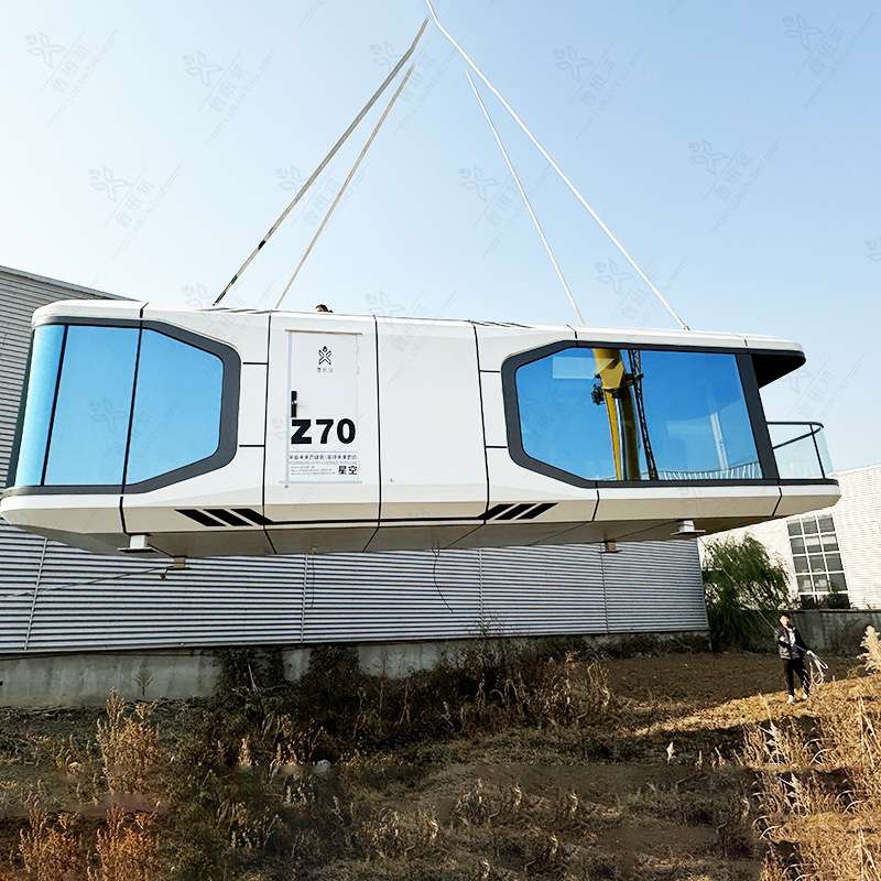 海边度假独栋酒店 隔音保温层豪华微型别墅 家庭住宿带天窗太空舱