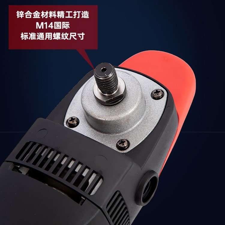 路贝斯玻璃抛光机双倍力汽车抛光多功能轻型打蜡机6档调速跨境