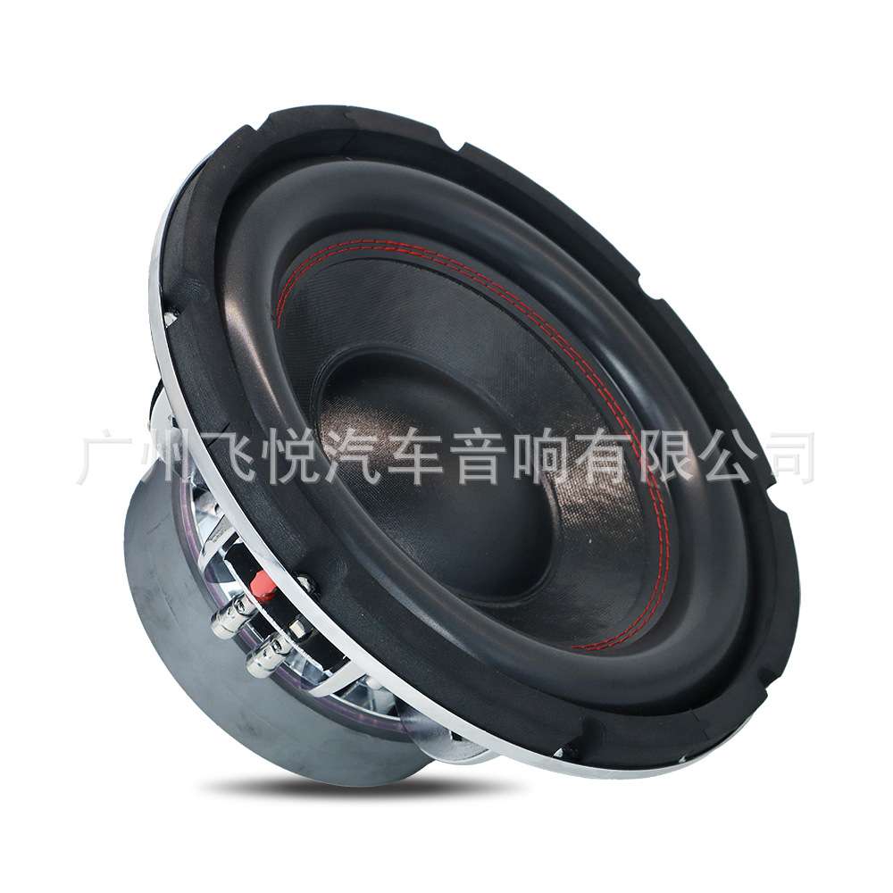 DM12寸新款无源低音炮喇叭4+4OHM双磁双线圈设计银色铝合金盆架