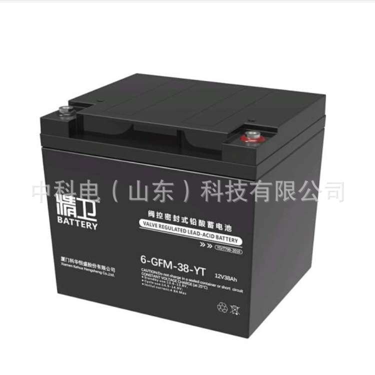 科华精卫蓄电池6-GFM-24-YT12v24ah铅酸免维护直流屏基站机房电池