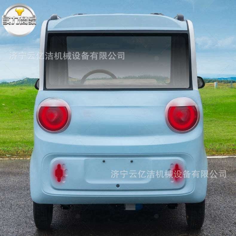 驾驶室大功率油电两用带棚电瓶四轮电动四轮车新款家用四门全封闭