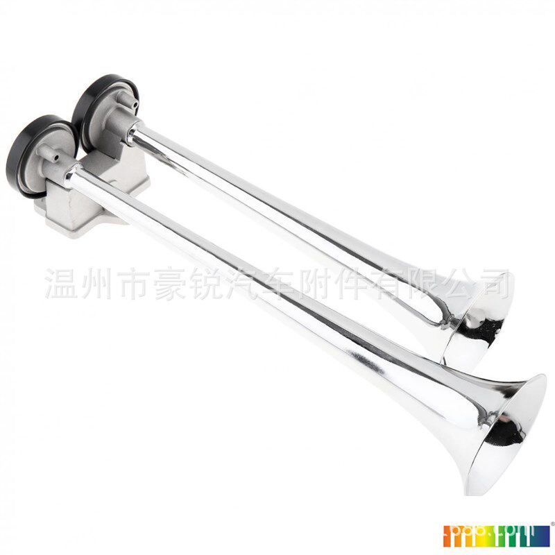 直销 汽车喇叭12V双管气喇叭卡车喇叭货车喇叭电动气喇叭鸣笛