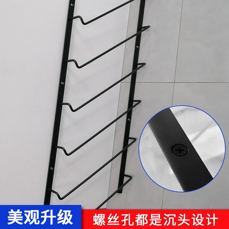 橱柜门板样品展示架挂钩一体展板钩衣橱柜门样板连体色板钩门板托图片