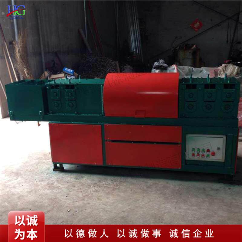建筑工程钢管调直机 小型不锈钢管除锈机 全自动金属管材刷漆设备