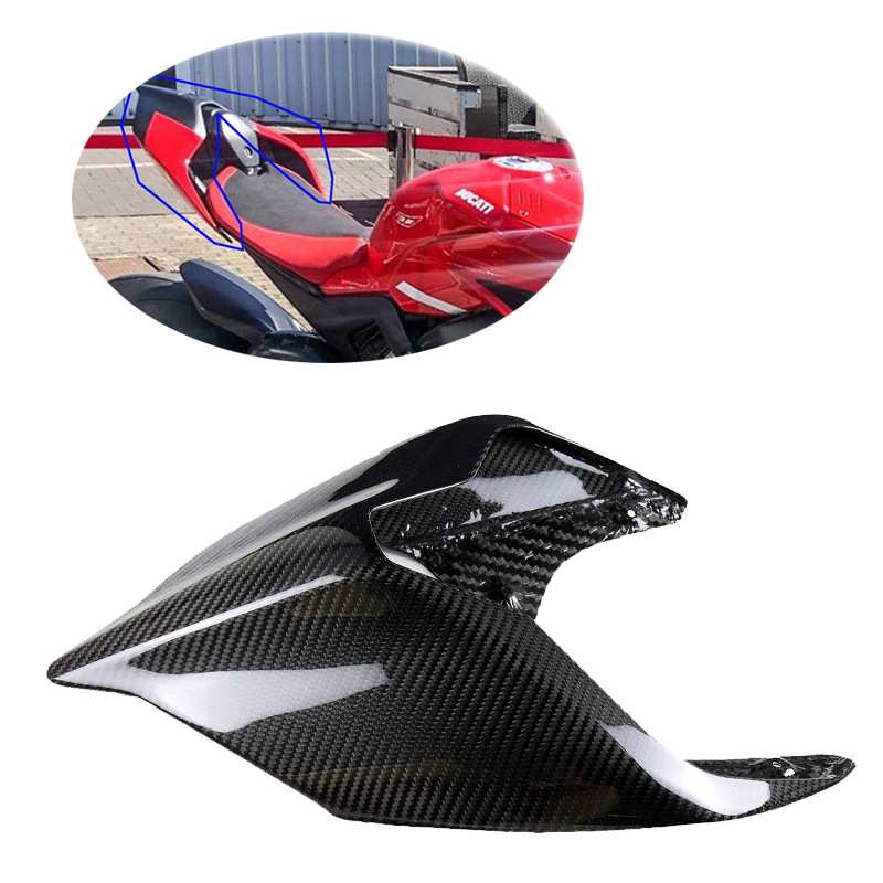 适用于杜卡迪DUCATI街霸V4s V4 v4R V2 碳纤维后驼峰后尾翼驼峰芯