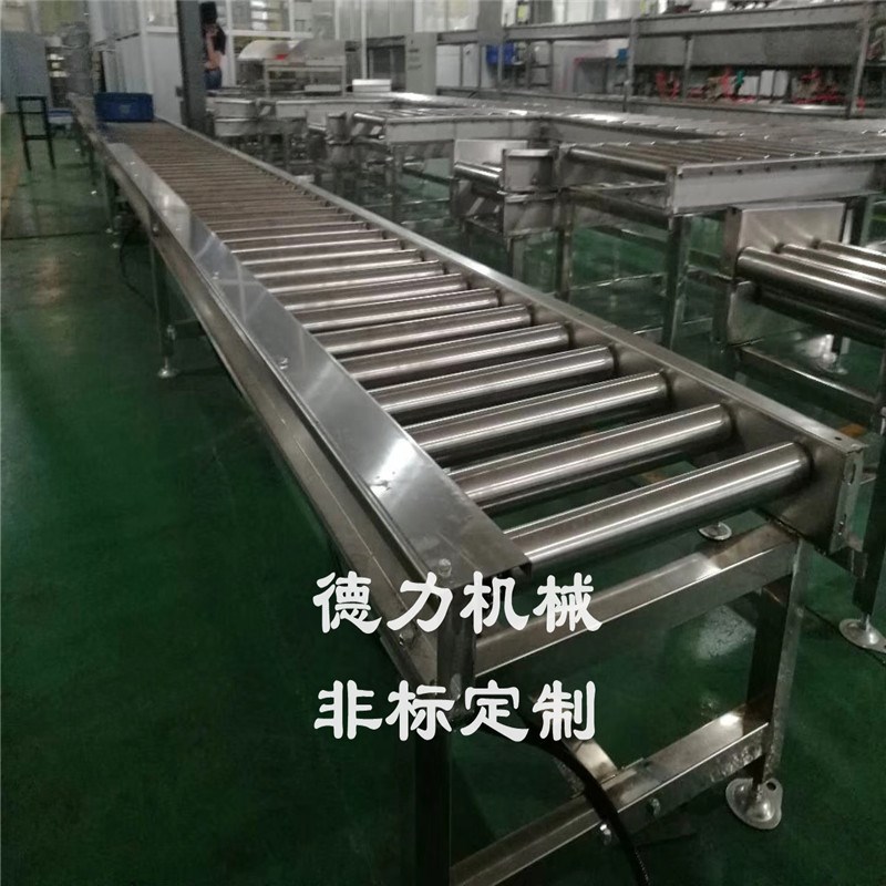 动力滚筒输送机无动力辊道u输送线180度滚筒转弯机滚轮传送带