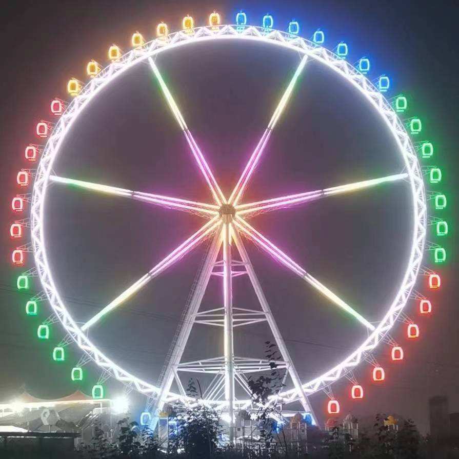 摩天轮灯光42米50米65米88米108米观览车夜景大型游乐场设备led灯