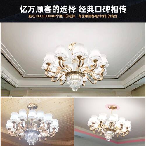 2023新款欧式水晶吊灯奢华大